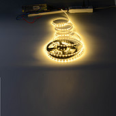 简约室外暖光LED高压软灯带