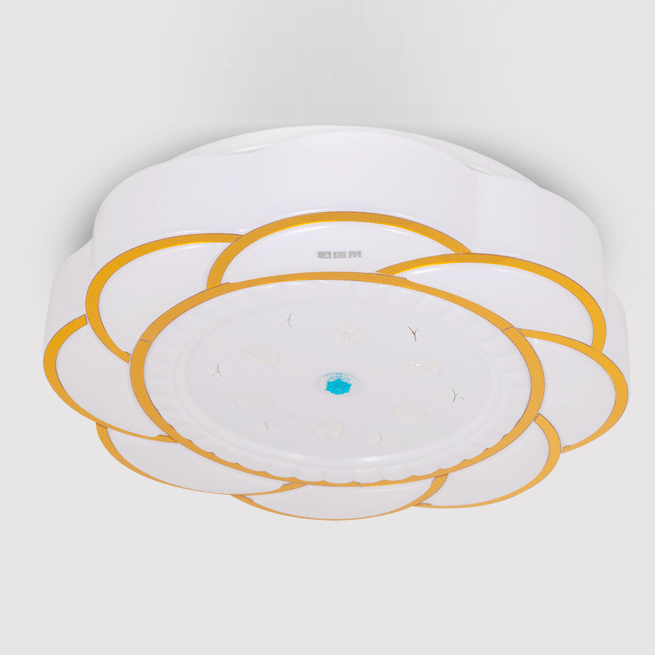 现代时尚简约亚克力花形旋风阳台卧室LED吸顶灯