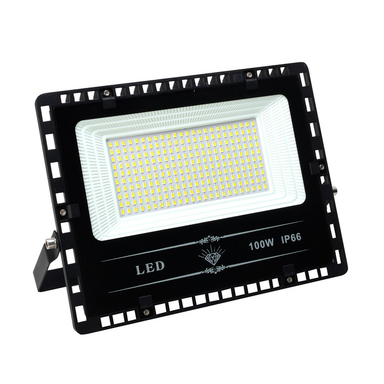 黑色钻石电镀款投光灯100W