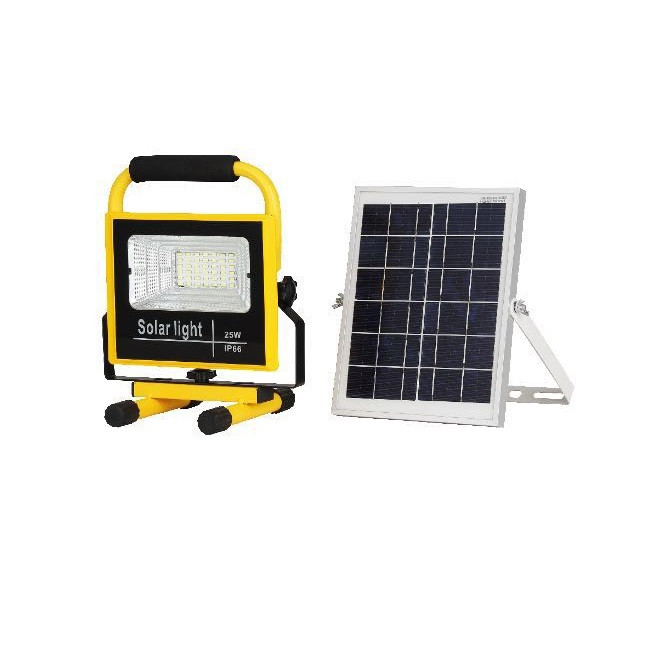 竹蜻蜓户外黑黄色太阳能投光灯