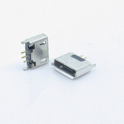MICRO USB 5P 180度 B型立式插座