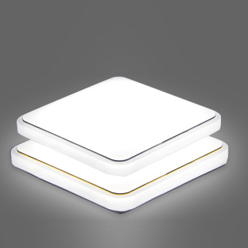 简约现代大气方形卧室led吸顶灯