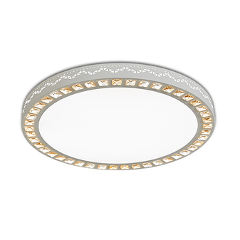 英式圆形创意花边吸顶灯