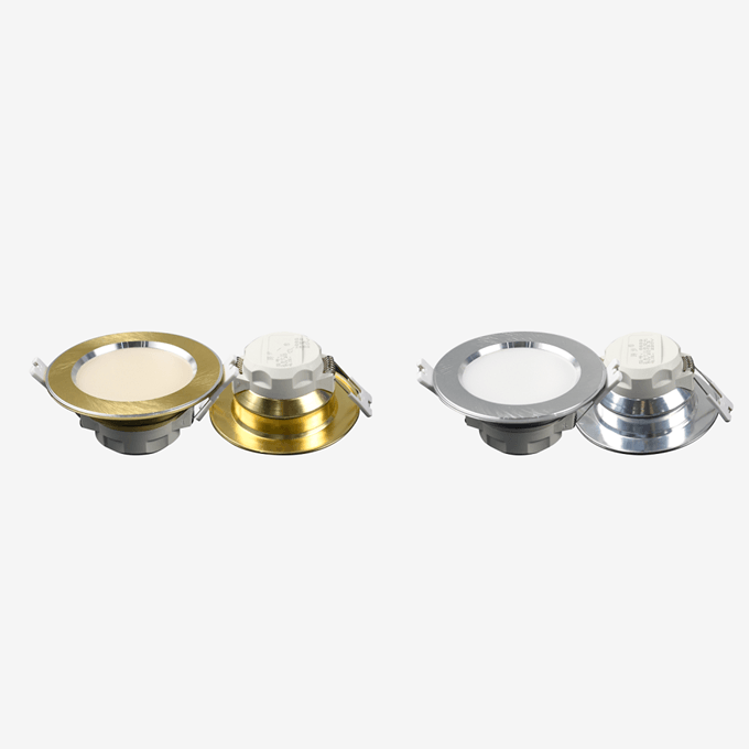 圣亨金银色筒灯