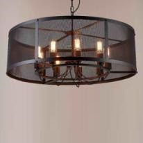 个性创意LED圆形客厅餐厅吊灯