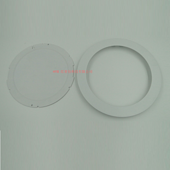 超薄面板灯6W/120暗装圆形压铸铝外壳边框+底盖压铸铝面板灯配件	