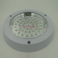 成品明装圆形厨卫灯5W2835灯珠 透明 磨砂罩	
