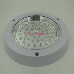 成品明装圆形厨卫灯5W2835灯珠 透明 磨砂罩	