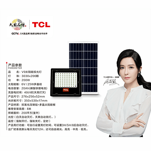 V9太阳能投光灯 200W