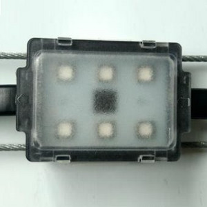 金钢6灯长方形点光源