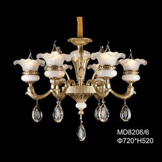 欧式2头圆形水晶灯