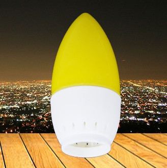 LED黄色蜡烛球泡灯