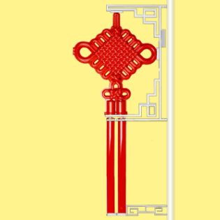 大单耳中国结灯	