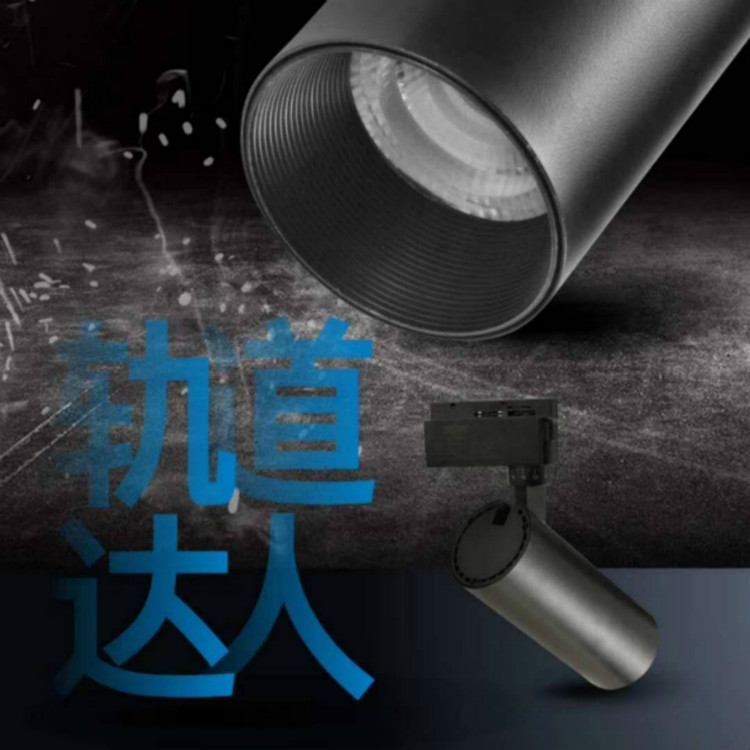 黑色轨道灯