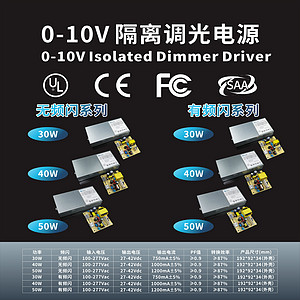 0-10V隔离调光电源