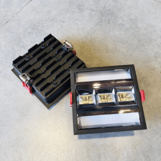 东暄简约方形多尺寸COB筒灯