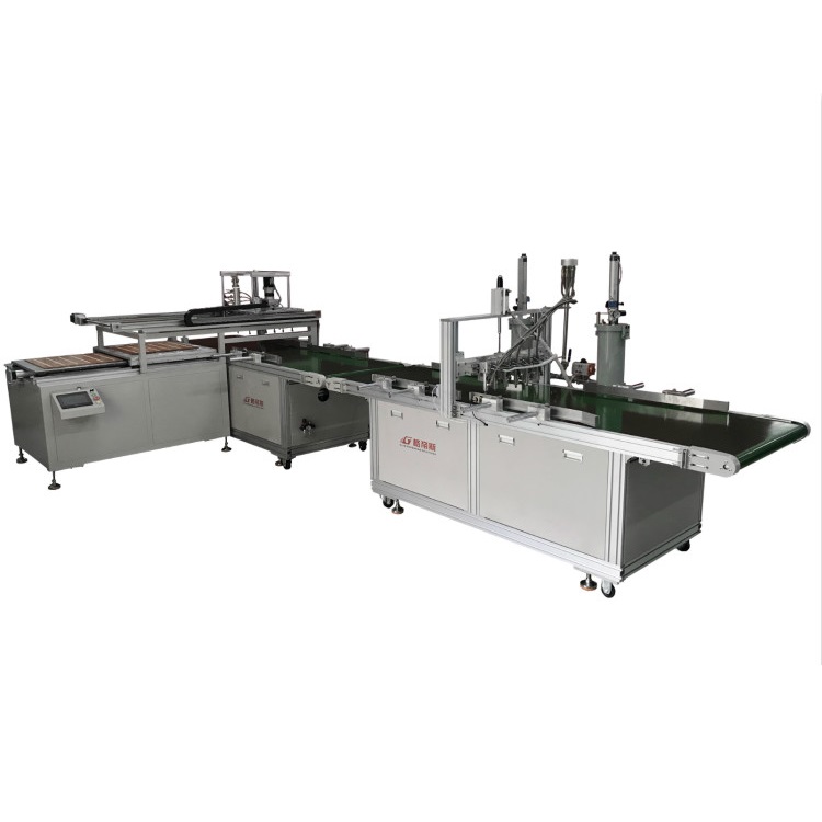 TC-60 面板灯自动打胶贴条一体机 BACK-LIT PANEL AUTOMATIC GLUING AND PCB STRIP FIXING MACHINE