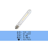 佳兴 2-6w 白/暖白 T30 125 LED灯丝灯