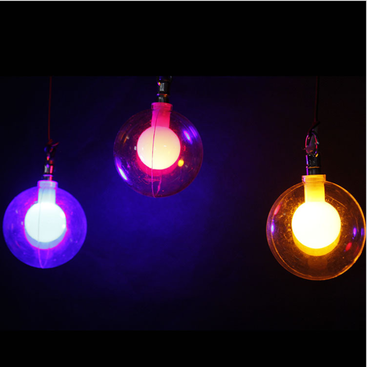 LED球中球灯梦幻星空商城装饰氛围灯塑料防摔发光圆球灯