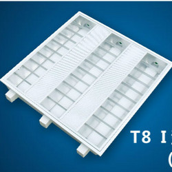 T8白色暗装I型长方形格栅灯