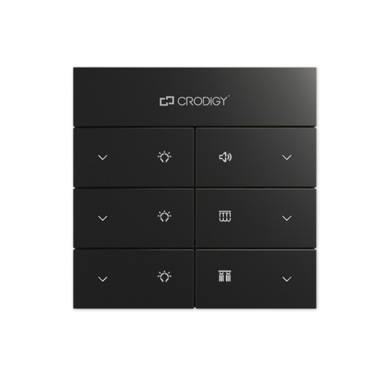 黑色灯具开关音量开关音控面板 灯具调节开关 定压灯具开关