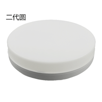白色二代圆碟板灯