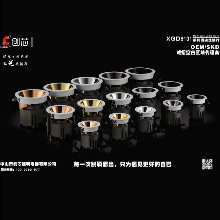创芯简约黑色轨道灯