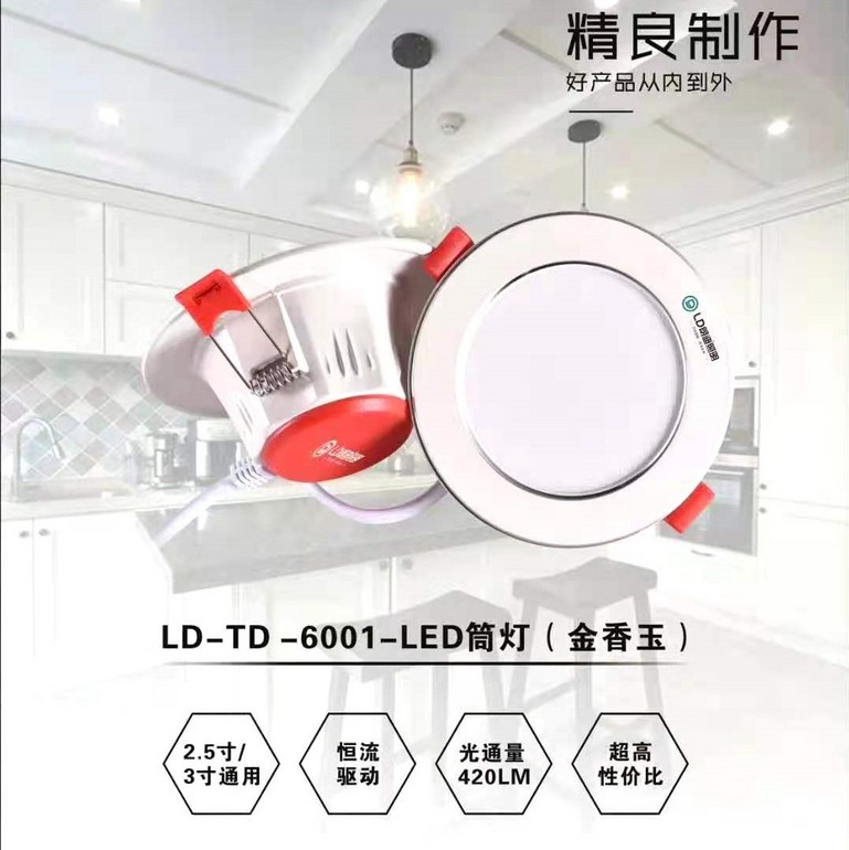 LD-TD-6001-LED筒灯（金香玉）