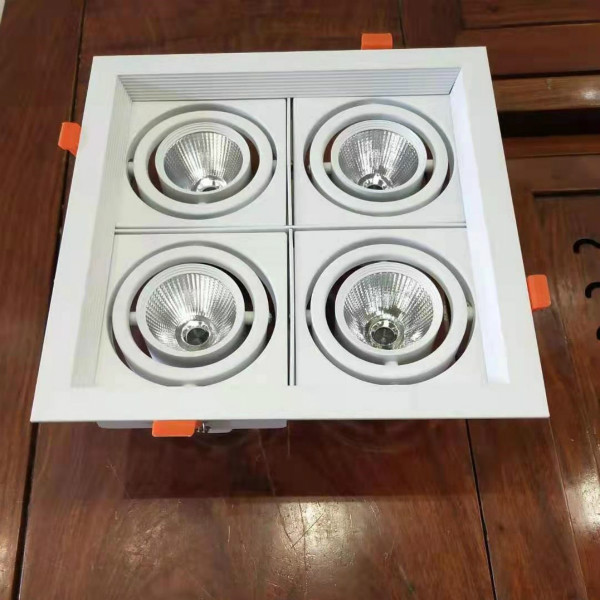 东聚LED嵌入式四头COB筒灯