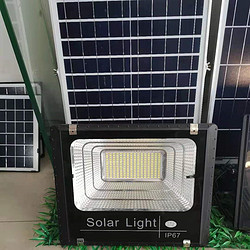 绿播IP67防水太阳能户外高亮投光灯