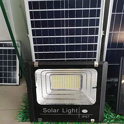 绿播IP67防水太阳能户外高亮投光灯