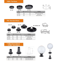 黑色平托灯座系列