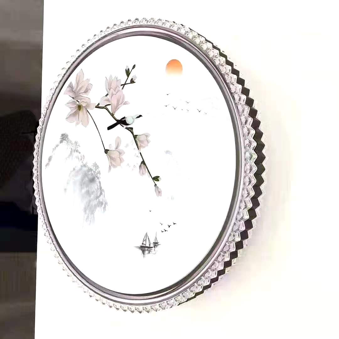 嘉和嘉美新中式圆形客厅LED吸顶灯