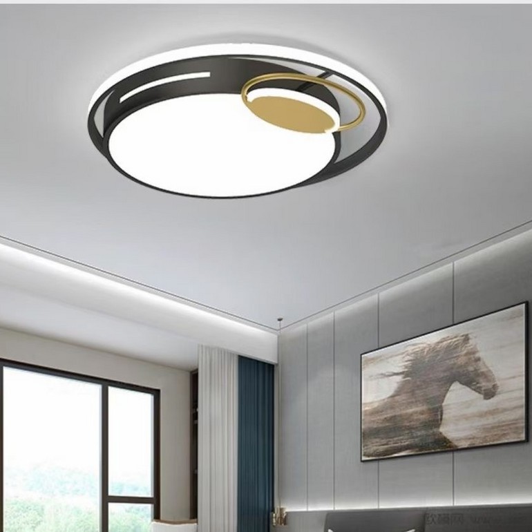 创意圆形客厅灯个性灯具现代简约客厅Led吸顶灯