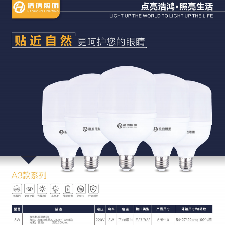 A3款系列护眼球泡