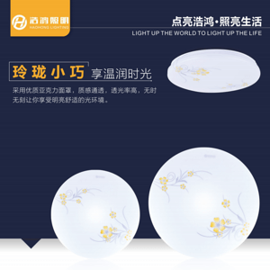 亚克力花纹吸顶灯