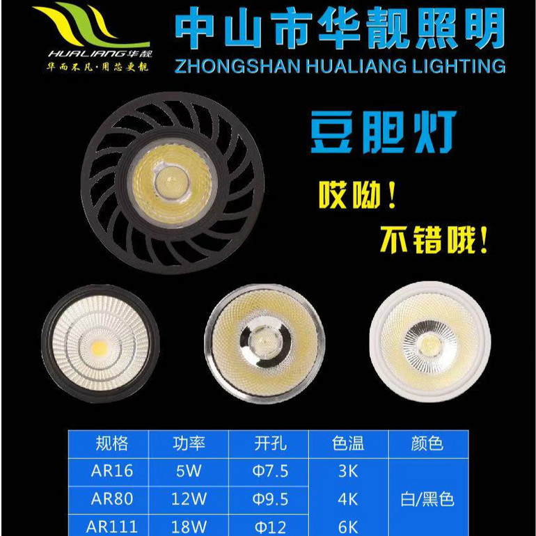 LED格栅豆胆灯
