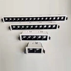 嵌入式暗装防眩格栅线条LED射灯