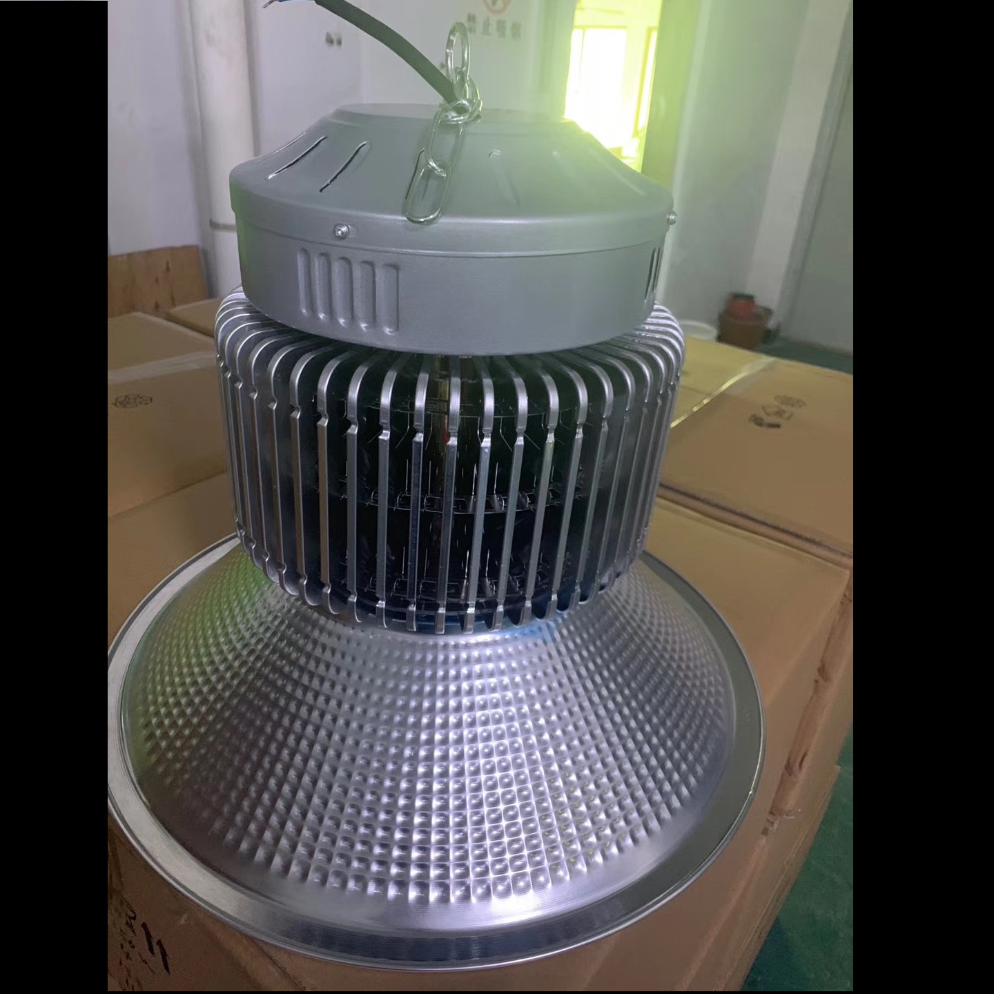 室内工厂车间鳍片玉米罩高亮LED工矿灯
