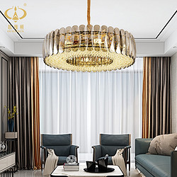 欧式轻奢创意个性客厅卧室LED水晶吊灯