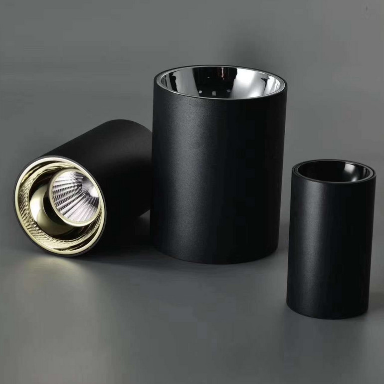 服装店展厅明装高亮防眩目COB筒灯