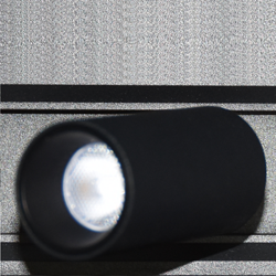 LED室内高亮嵌入式黑色5X15COB射灯