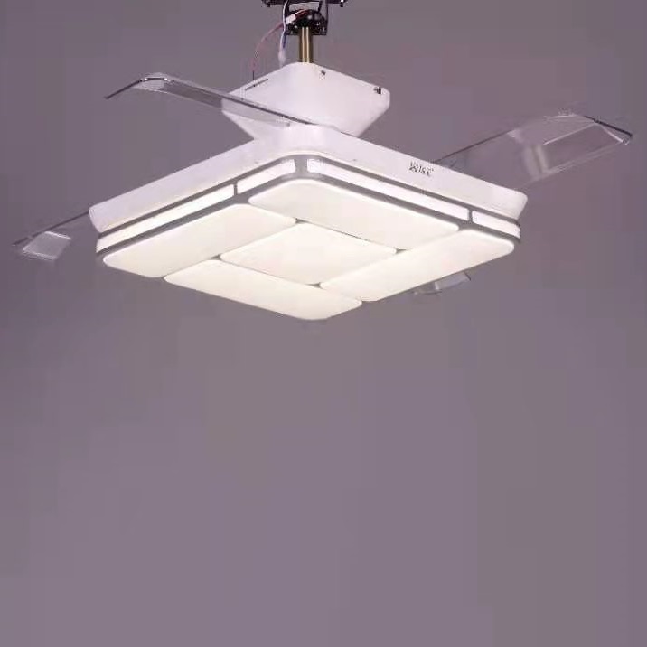 简约个性方形风扇灯