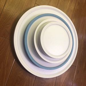 轻便简约客厅卧室LED大气圆形面板灯