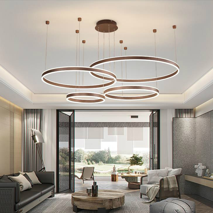 圆环现代上下发光吊灯