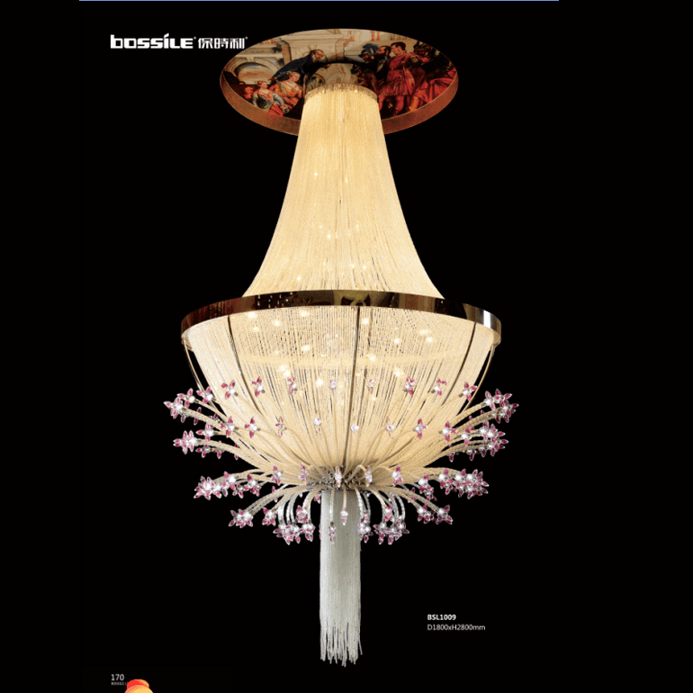 水晶欧式吸顶灯吊灯