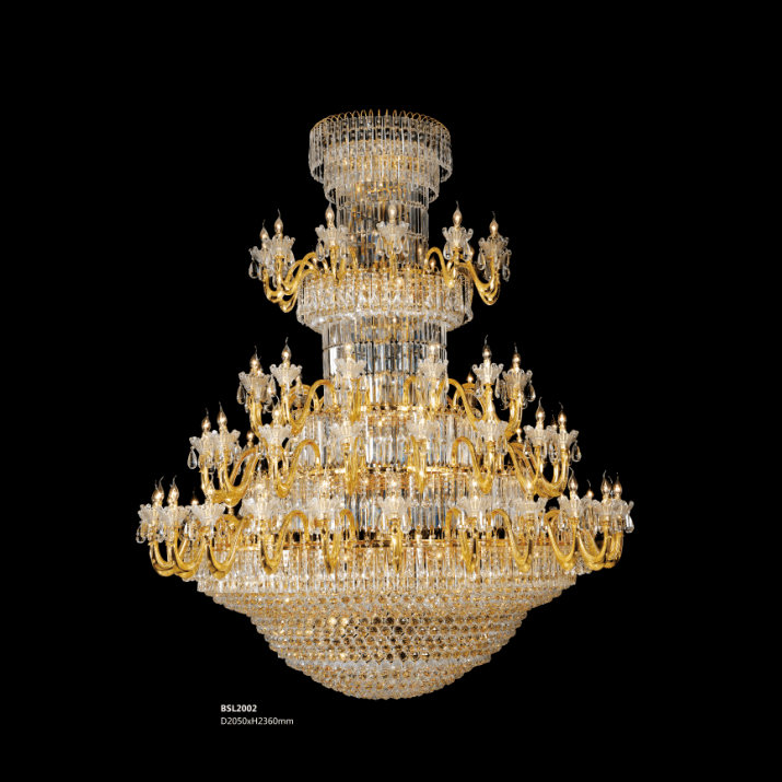 欧式蜡烛奢华水晶吊灯