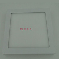 成品压铸明装方形侧发光6W-24W/2835LED超薄防雾天花灯超薄面板灯	