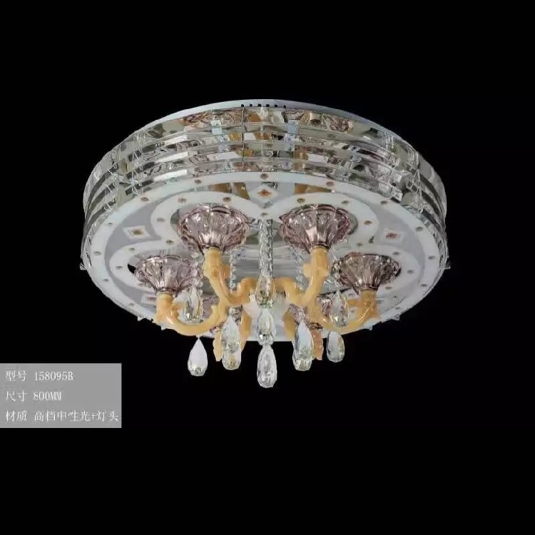 现代简约圆形客厅灯温馨亚克力房间灯饰