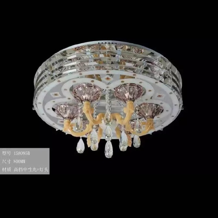 现代简约圆形客厅灯温馨亚克力房间灯饰